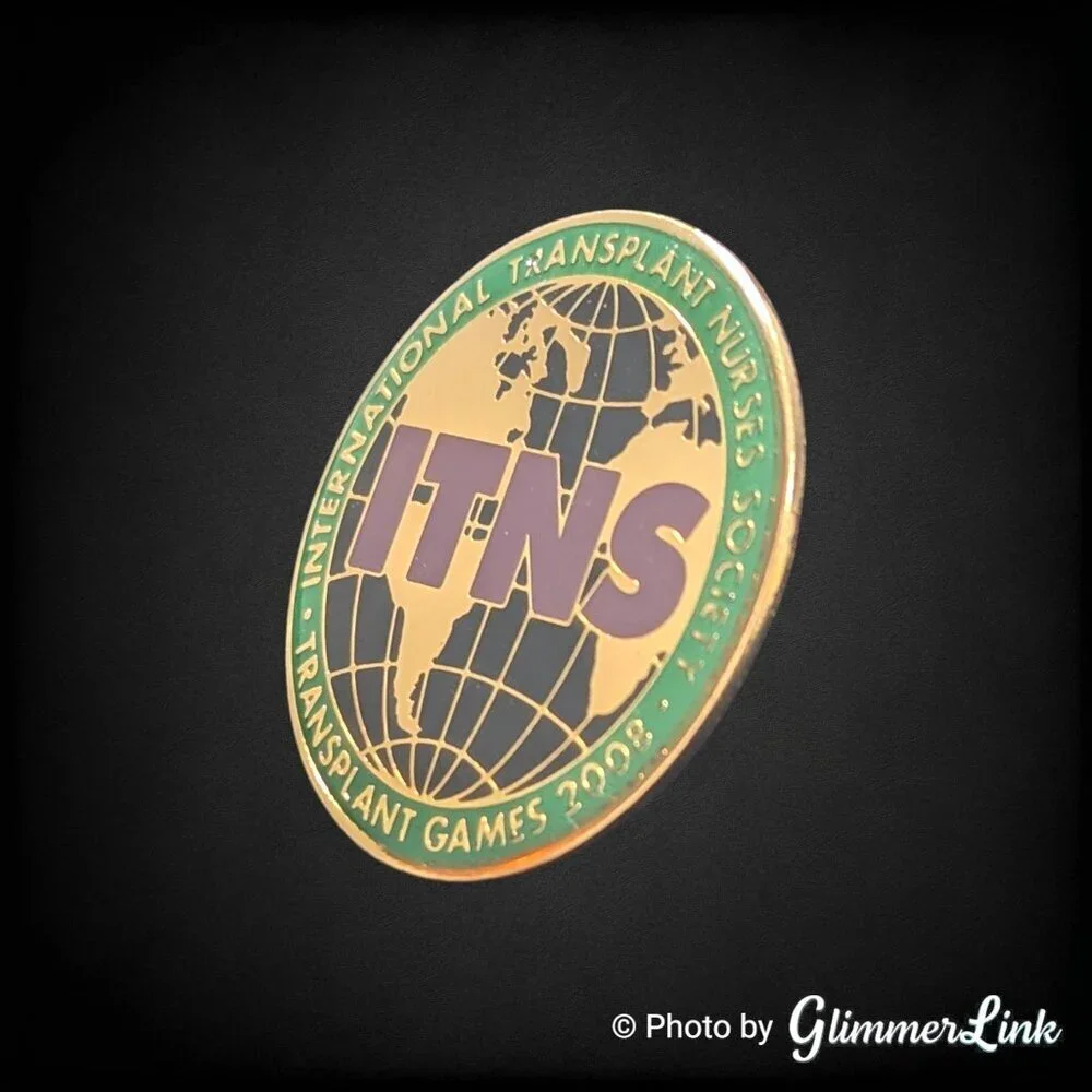 ITNS Transplant Games 2008 Enamel Pin International Transplant Nurses Society